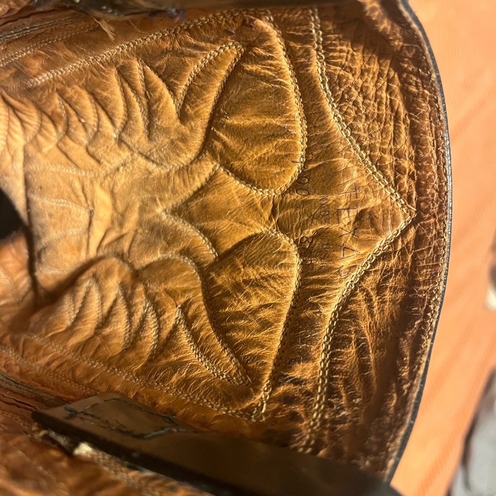 Vintage Texas Boots, USA, 8.5 D - Picture 7 of 13